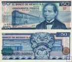 *50 Pesos Mexiko 1978-9, P67 UNC