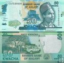 50 Kwacha Malawi 2020, P64g UNC