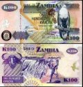 *100 Kwacha Zambia 2006, P38f UNC
