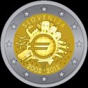 *2 Euro Slovinsko 2012, 10. výročí zavedení Eura