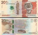 *20 000 pesos Kolumbia 2015-22, P461 UNC