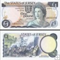 *1 Libra Jersey 1976-88, P11 UNC