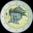 *2 Euro Taliansko 2016, Donatello *2 Euro Taliansko 2016, Donatello