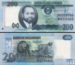 *200 Meticias Mozambik 2011, P152a UNC