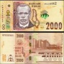 *2000 Kwacha Malawi 2021, P69e UNC