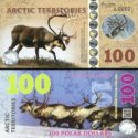 *100 Polárnych dolárov Arktída 2017, polymer