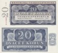 20 Kčs Československo 1953 nevydaná - REPLIKA 20 Kčs Československo 1953 nevydaná - REPLIKA
