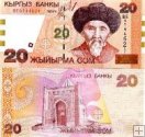 *20 Som Kirgistan 2002, P19 UNC