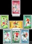 *Známky Mongolsko 1986 MS vo futbale Mexiko 86 séria MNH