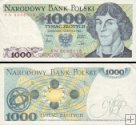 *1000 Zlotých Poľsko 1982, P146c AU