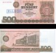 500 Mariek NDR 1985, P33 UNC - falzifikát 500 Mariek NDR 1985, P33 UNC - falzifikát