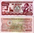 *1000 Meticias Mozambik 1983-89, P132 UNC *1000 Meticias Mozambik 1983-89, P132 UNC