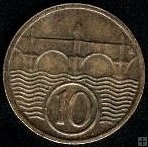 *Desaťhalier - 10 h Československo 1933 VF, KM 3 RR!