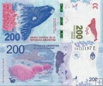 *200 Pesos Argentína 2016-2021 P364 UNC