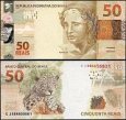 *50 Real Brazília 2010-19, P256 UNC *50 Real Brazília 2010-19, P256 UNC