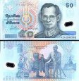 *50 Baht Thajsko 1997-2004, polymer P102 UNC