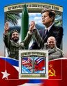 Stredoafrická republika Miniatúrny hárok 2017 MNH Kubánska kríza