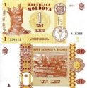 *1 Leu Moldavsko 2015, P21 UNC