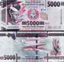 *5000 Frankov Guinea 2015-22, P49 UNC
