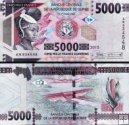 *5000 Frankov Guinea 2015-21, P49 UNC