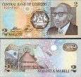 *2 Maloti Lesotho 1989, P9 UNC *2 Maloti Lesotho 1989, P9 UNC
