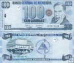 *100 Córdobas Nikaragua 2002, P194 UNC