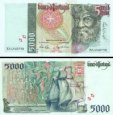 *5000 escudos Portugalsko 1995-98, P190 UNC *5000 escudos Portugalsko 1995-98, P190 UNC