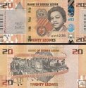 *20 Leones Sierra Leone 2022, P38a UNC