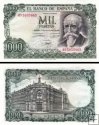 *1000 Pesetas Španielsko 1971, P154 XF