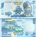 *50 Kwacha Malawi 2012, P58a UNC