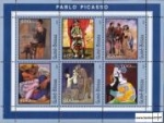 *Známky Guinea Bissau 2001 Umenie Picasso, razítkovaný hárček