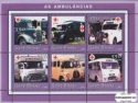 Známky Guinea-Bissau 2001 Sanitky, MNH nerazítkovaná séria Známky Guinea-Bissau 2001 Sanitky, MNH nerazítkovaná séria