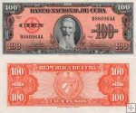 *100 Pesos Kuba 1959, P93 UNC