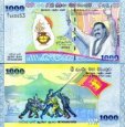 *1000 Rupií Srí Lanka 2009, pamätná P122a UNC *1000 Rupií Srí Lanka 2009, pamätná P122a UNC