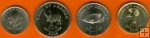 *Uganda 50-100-200-500 Shillings 2003-2008 UNC