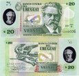 *20 Pesos Uruguayos Uruguay 2020-21, P101 UNC polymer *20 Pesos Uruguayos Uruguay 2020-21, P101 UNC polymer