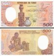 *500 Frankov Čad 1987, P9b UNC *500 Frankov Čad 1987, P9b UNC