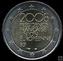 2 Euro Francie 2008, předsedníctví EU