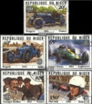 *Známky Niger 1981 Veľká cena Francúzska, razítkovaná séria