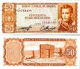 *50 Pesos Bolivianos Bolívia 1962, P162 *50 Pesos Bolivianos Bolívia 1962, P162