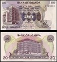 *20 Shillings Uganda 1979 P12b UNC