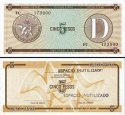 *5 Pesos Kuba D2 FX34 UNC, výměnný certifikát pro cizince