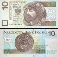 *10 Zlotych Poľsko 1994, P173a UNC