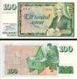 *100 Kronur Island 1961-1995, P50 UNC *100 Kronur Island 1961-1995, P50 UNC