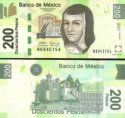 *200 Pesos Mexiko 2007-15, P125 UNC