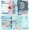 *2000 kolumbijských pesos Kolumbia 2016, P458a UNC