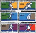 Známky Mexiko 1984 Olympiáda 84 v LA séria MNH Známky Mexiko 1984 Olympiáda 84 v LA séria MNH