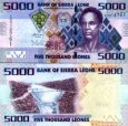 *5000 Leones Sierra Leone 2010-2021, P32 UNC *5000 Leones Sierra Leone 2010-2021, P32 UNC