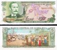 *5 Colones Kostarika 1968-1992, P236 UNC