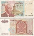 *20 Dirhams Maroko 1996-2000, P67 UNC